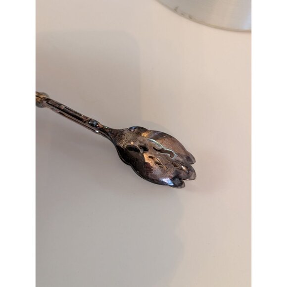 Vintage Gorham Heritage Italian Silver-Plated Ornate Ice Tongs Scissors - Picture 2 of 6